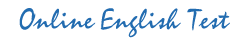 Online Englinh Test